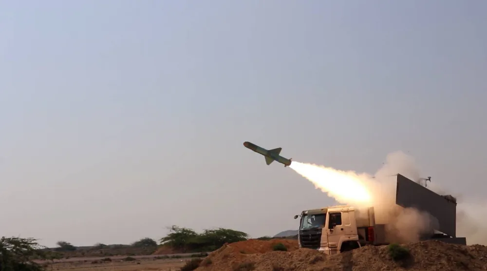 A handout photo made available by Iran's Revolutionary Guard Corps (IRGC)'s official website Sepahnews on 17 February 2026 shows IRGC conducting a military drill in the Strait of Hormuz, in the Arabian gulf, southern Iran. EPA/SEPAHNEWS HANDOUT 