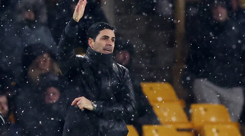 ميكل أرتيتا (رويترز)