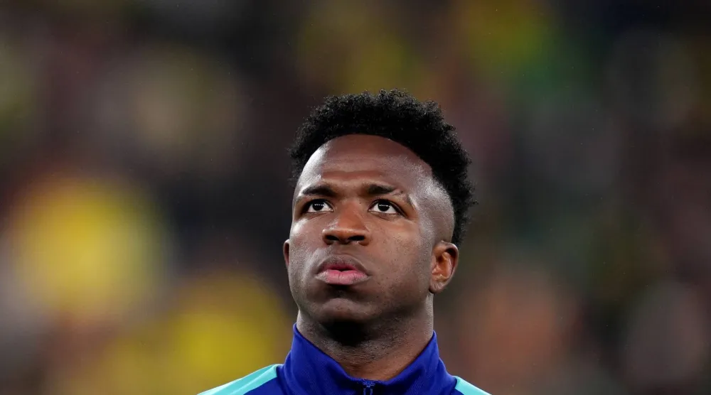 فينيسيوس جونيور نجم ريال مدريد (د.ب.أ)