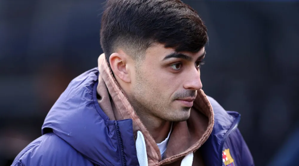 بيدري لاعب برشلونة يستعد للعودة للملاعب (أ.ف.ب)