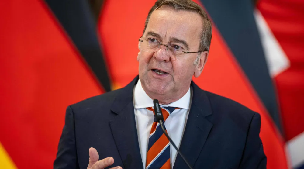 وزير الدفاع الألماني ​بوريس بيستوريوس (أ.ف.ب)