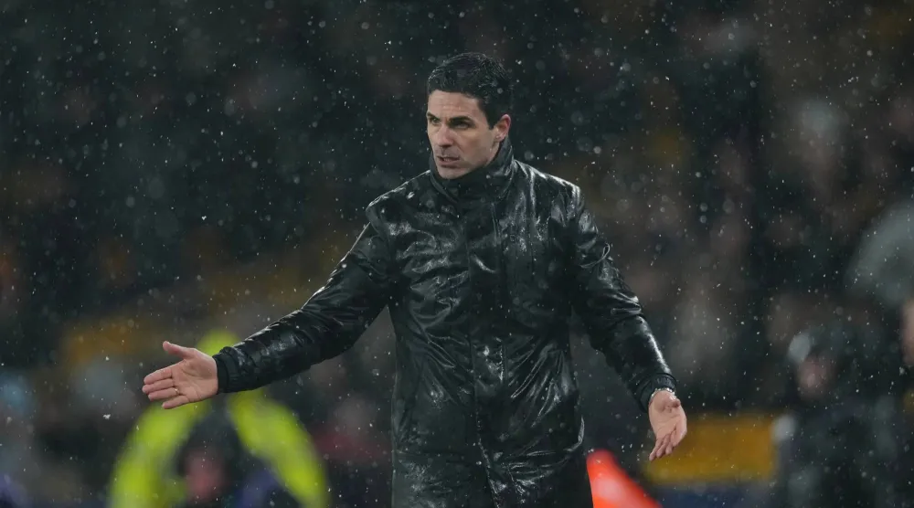 ميكل أرتيتا مدرب آرسنال (أ.ب)