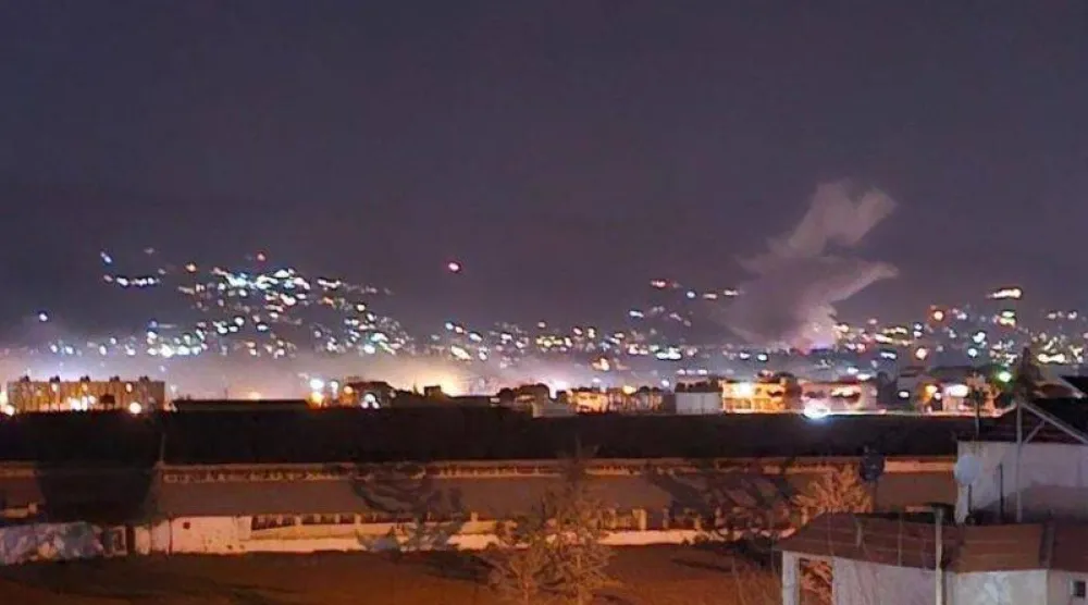 غارات إسرائيلية على البقاع (متداولة على «واتساب»)