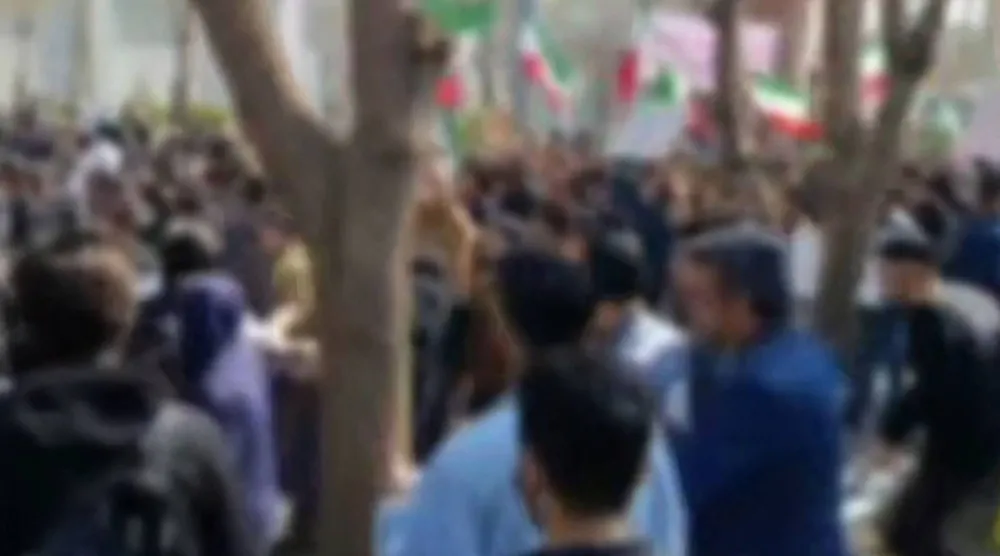 This video grab taken from UGC images posted on social media and verified by AFPTV teams in Paris on February 21, 2026, shows Iranians clashing near the Department of Aerospace Engineering of Sharif University in Tehran. (UGC / AFP) 