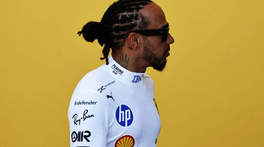 لويس هاميلتون سائق فريق فيراري (رويترز)