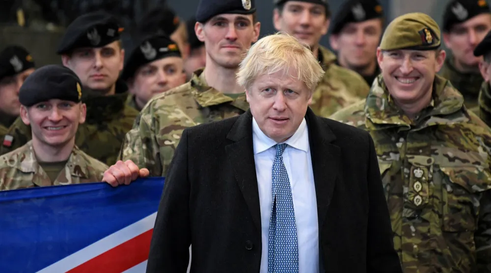 رئيس الوزراء البريطاني الأسبق بوريس جونسون (رويترز)