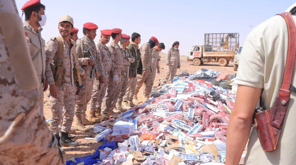 يتمتع أفراد «كتيبة منفذ الوديعة» بخبرات متراكمة تمكنهم من إحباط محاولات التهريب المستمرة (كتيبة منفذ الوديعة)