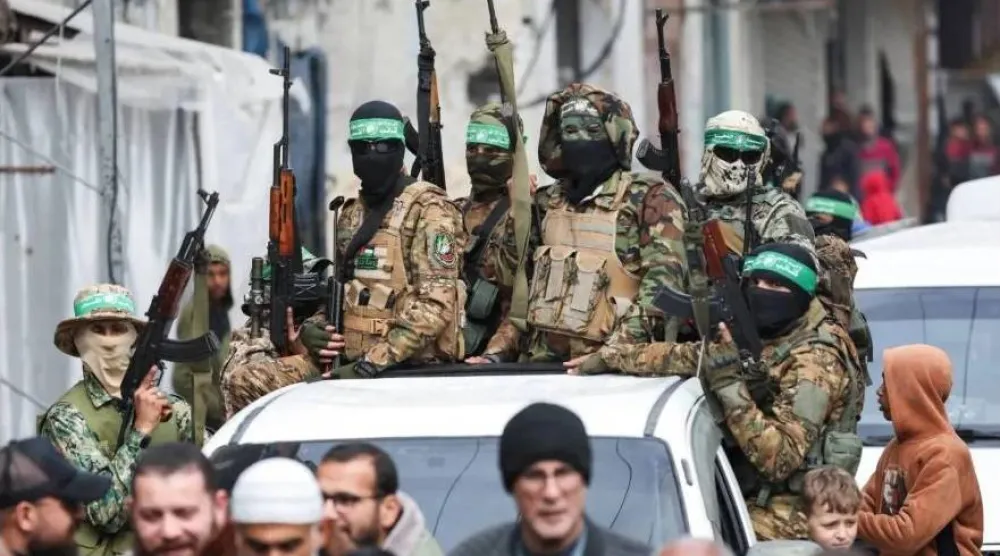 مقاتلون من حركة «حماس» في قطاع غزة (أرشيفية - رويترز)