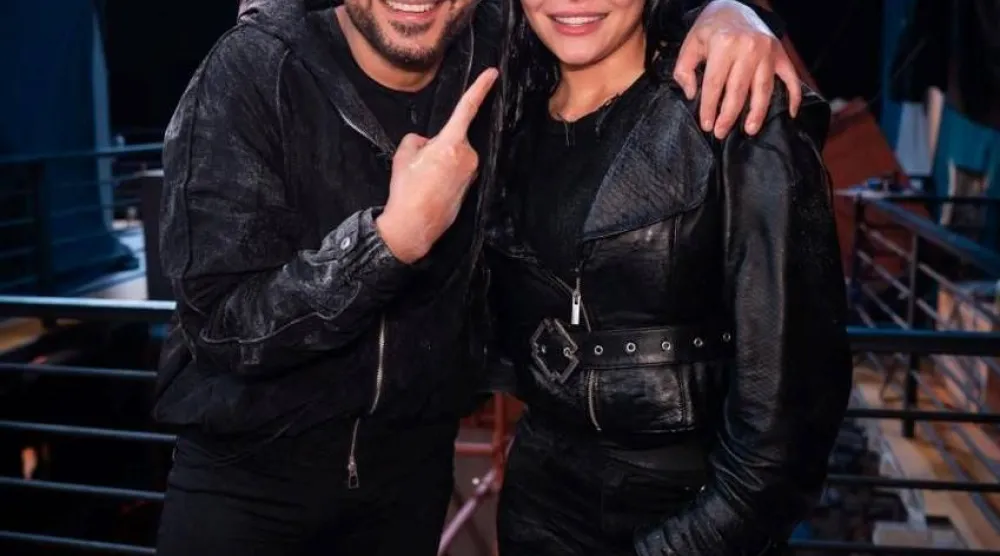 رامز جلال وأسماء جلال بعد المقلب (حسابه على فيسبوك)