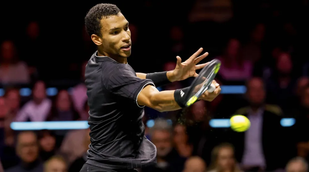 اللاعب الكندي فيليكس أوجيه - ألياسيم (إ.ب.أ)