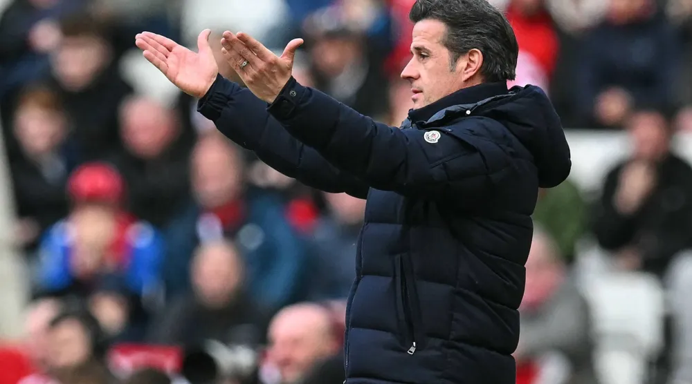 ماركو سيلفا مدرب فولهام (أ.ف.ب)