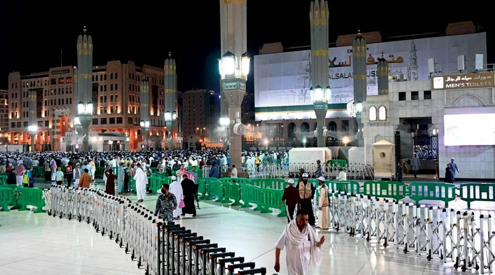  يبدأ التنظيم من البوابات الخارجية لضمان سلامة المعتمرين (واس)