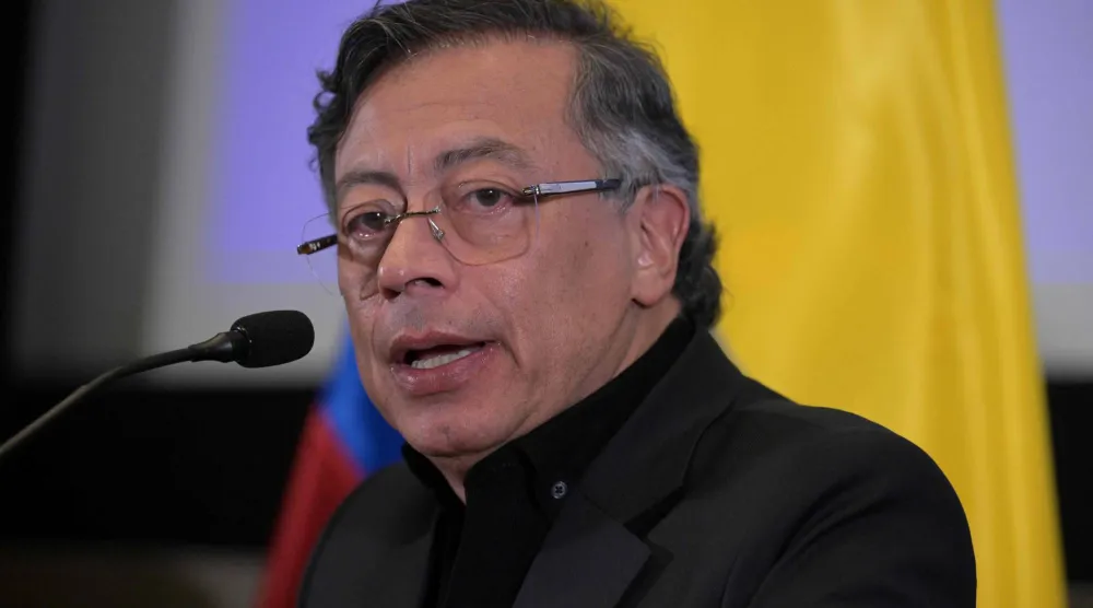 الرئيس الكولومبي غوستافو بيترو (أ.ف.ب)