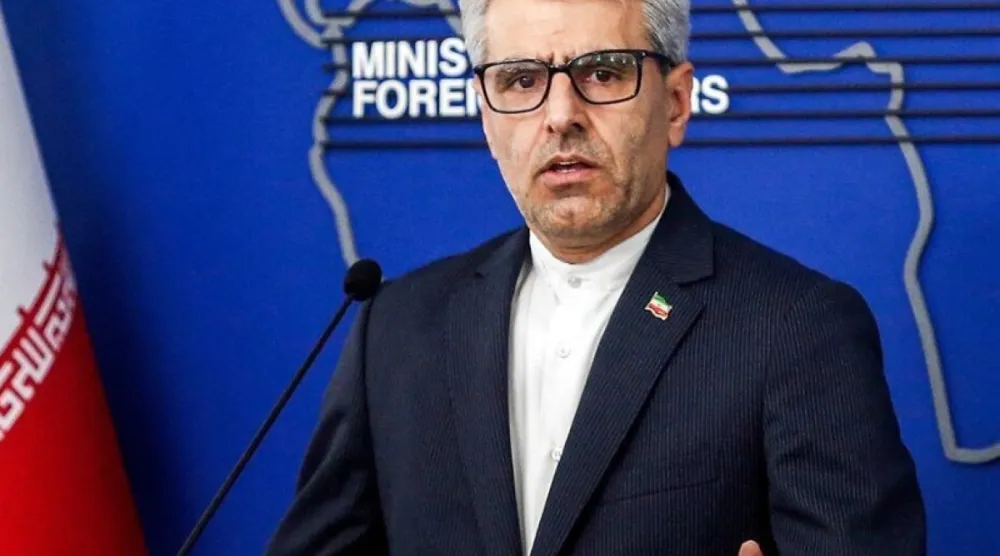 الناطق باسم وزارة الخارجية الإيرانية إسماعيل بقائي (وكالة الأنباء الإيرانية)