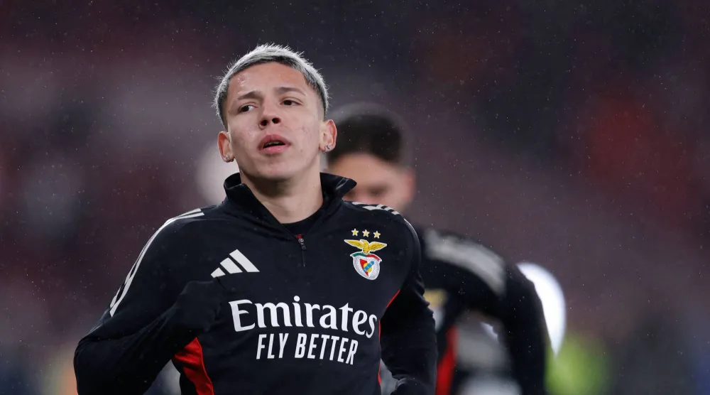 جيانلوكا بريستياني لاعب بنفيكا (أ.ف.ب)