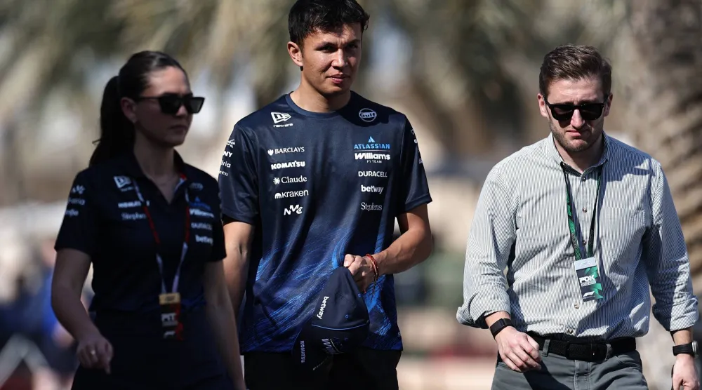 أليكس ألبون سائق فريق ويليامز (أ.ب)