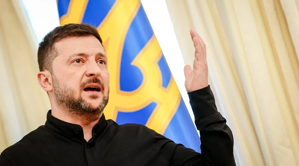 الرئيس الأوكراني فولوديمير زيلينسكي (د.ب.أ)