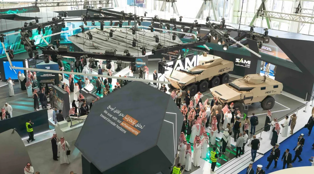 مشاركة واسعة لشركة «سامي» للصناعات العسكرية في معرض الدفاع العالمي الذي اختتم أعماله مؤخراً بالعاصمة الرياض (الشرق الأوسط)
