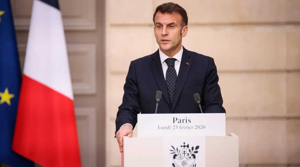 الرئيس الفرنسي إيمانويل ماكرون (إ.ب.أ)