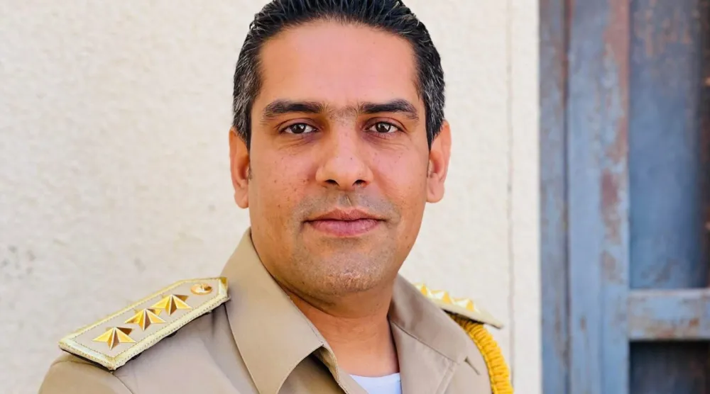 صورة الضابط المغتال الرائد فارس الفرجاني (الجيش)