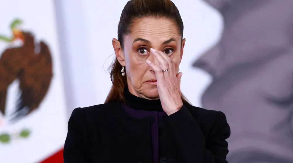 الرئيسة المكسيكية كلاوديا شينباوم (رويترز)