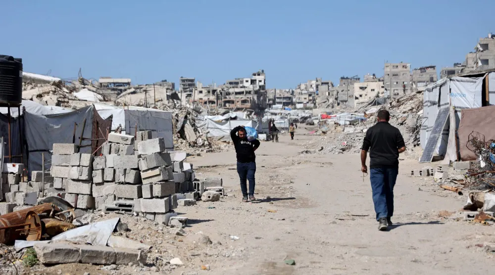 وثقت منظمة اليونسكو أضراراً في 114 موقعاً في قطاع غزة منذ اندلاع الحرب (أ.ف.ب)