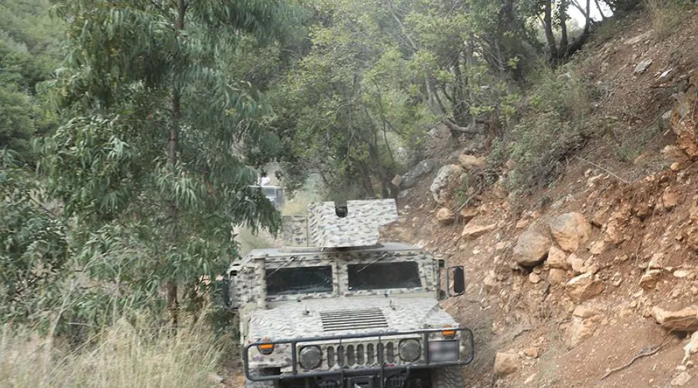 آليات عسكرية خلال جولة إعلامية نظمها الجيش اللبناني على الحدود مع إسرائيل في نوفمبر 2025 (مديرية التوجيه)