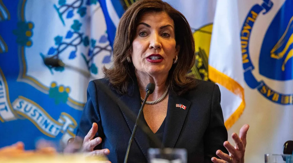 حاكمة ولاية نيويورك الأميركية كاثي هوكول (أ.ف.ب)