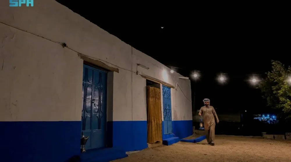 Several residents of Al-Baha Region are reviving the atmosphere of Ramadan iftar in old houses. (SPA)