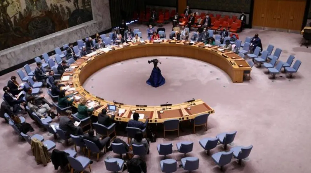 جلسة لمجلس الأمن التابع للأمم المتحدة (أرشيفية - رويترز)