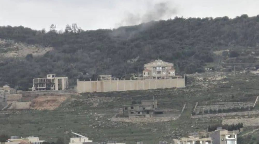 غارة على حرش علي الطاهر في قضاء النبطية (الوكالة الوطنية للإعلام)