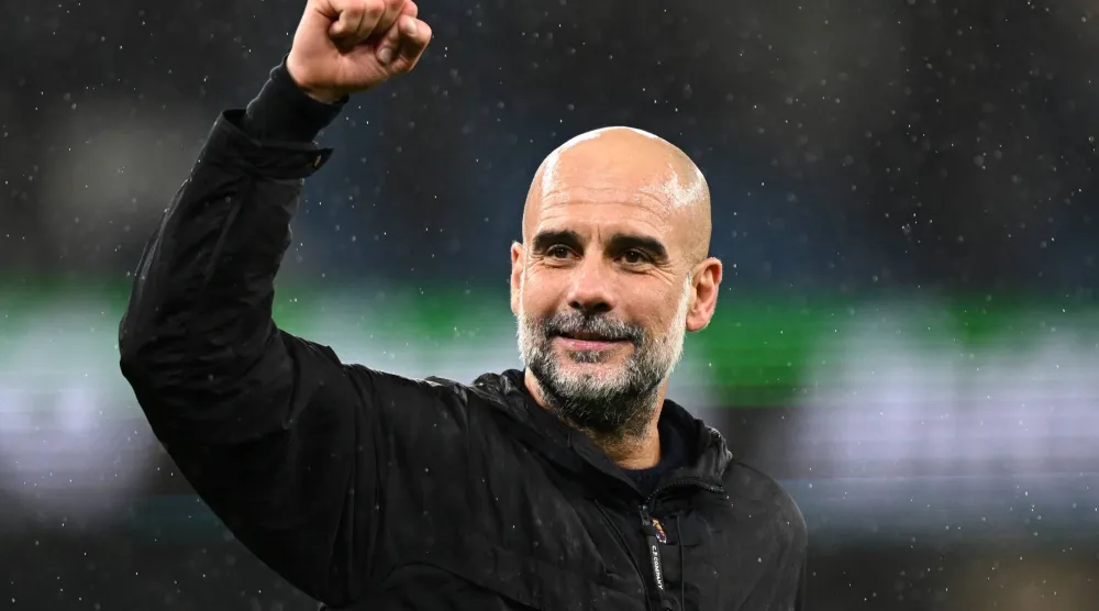 المدرب الإسباني لمانشستر سيتي بيب غوارديولا (إ.ب.أ)