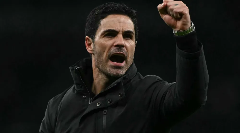 ميكل أرتيتا مدرب آرسنال (أ.ف.ب)