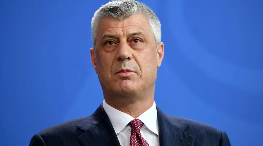 رئيس كوسوفو السابق هاشم تاجي (د.ب.أ)