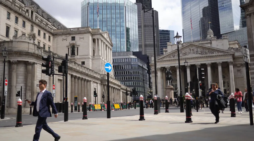 الحي المالي في لندن (إ.ب.أ)