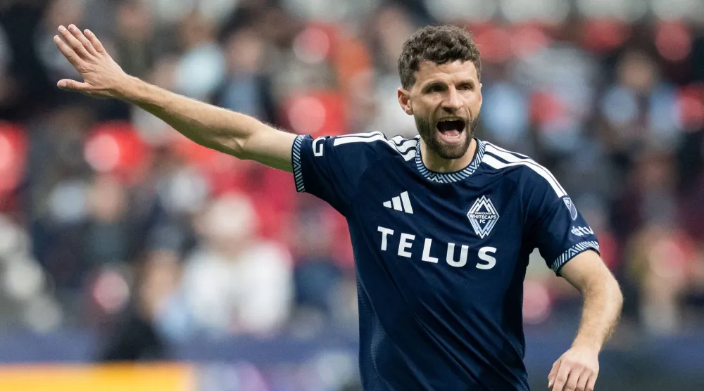 الألماني توماس مولر لاعب فانكوفر وايتسكابس (أ.ب)