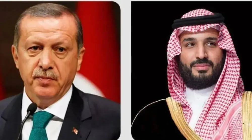 الأمير محمد بن سلمان ولي العهد السعودي والرئيس التركي رجب طيب إردوغان (الشرق الأوسط)