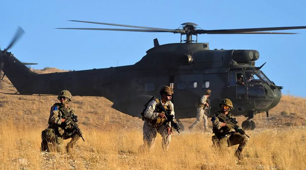 عناصر في الجيش اللبناني يقومون بتدريبات عسكرية (قيادة الجيش - أرشيفية)