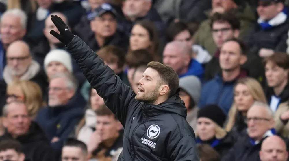 فابيان هورزيلر مدرب نادي برايتون (د.ب.أ)