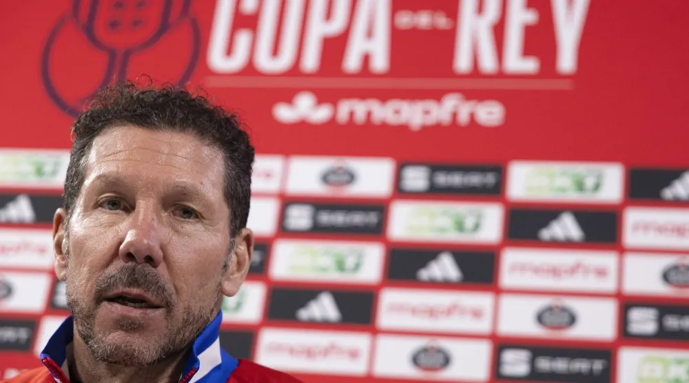 دييغو سيميوني مدرب أتلتيكو مدريد (إ.ب.أ) 