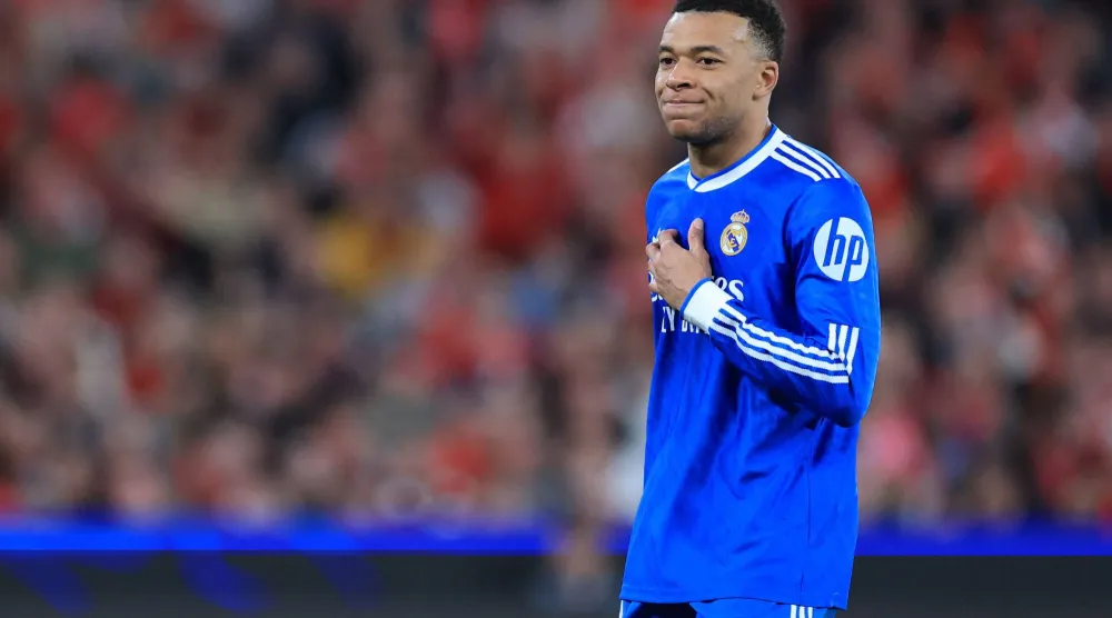 قائد المنتخب الفرنسي كيليان مبابي (أ.ف.ب)