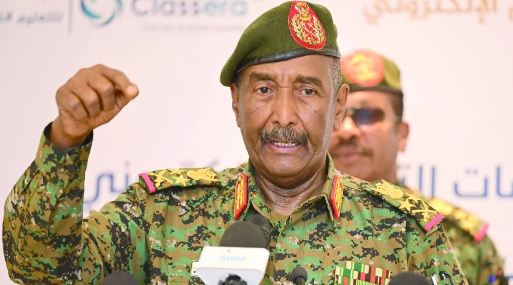 رئيس «مجلس السيادة الانتقالي» السوداني عبد الفتاح البرهان (أ.ف.ب)