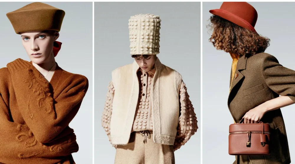 جعلت الدار العرض بمثابة رحلة من الشرق إلى الغرب من خلال الأزياء والإكسسوارات (لورو بيانا)