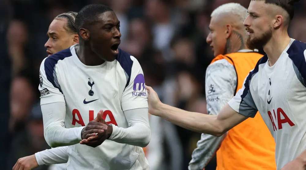 توتنهام هوتسبير متخوّف من التحكيم الإنجليزي (أ.ب)