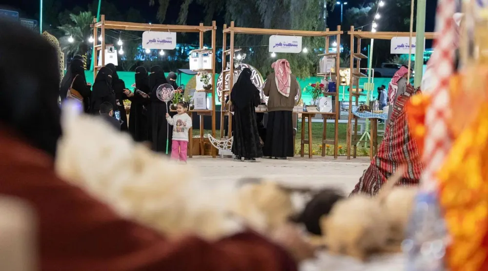 الأسواق الشعبية والبسطات بالحدود الشمالية في رمضان (واس)