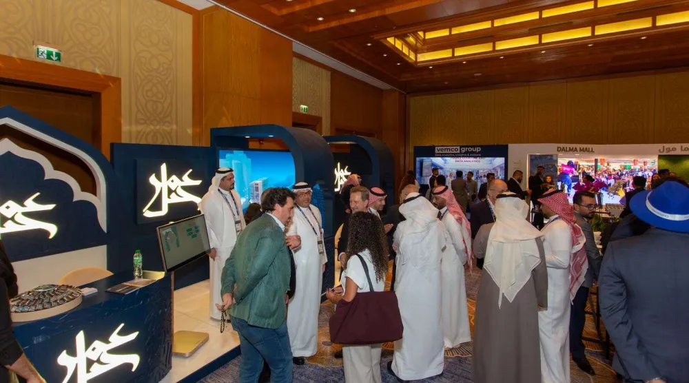 جناح تابع للشركة في أحد المؤتمرات في السعودية (الشركة)