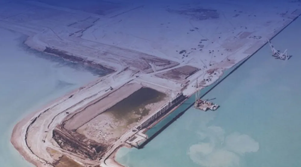 مشروع ميناء مبارك الكبير في الكويت (كونا)