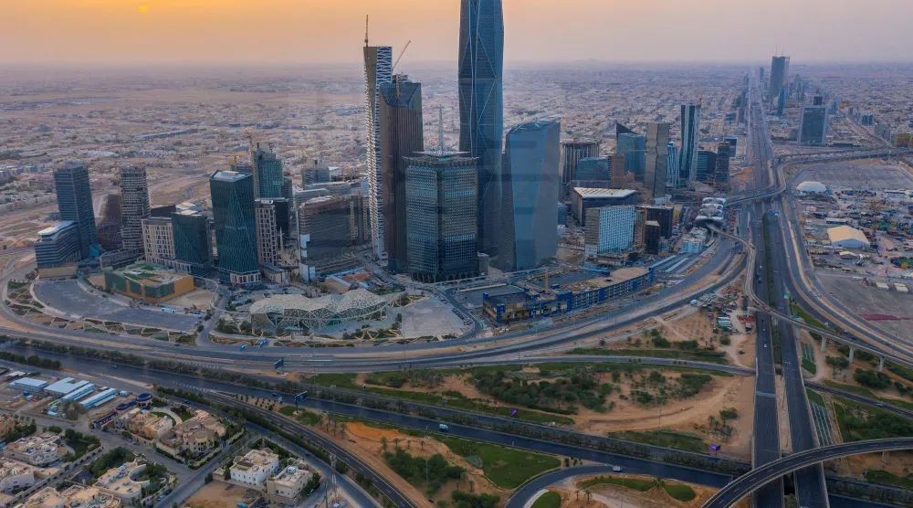 مركز الملك عبد الله المالي في الرياض (واس)