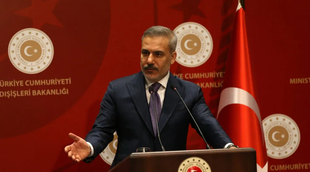 وزير الخارجية التركي هاكان فيدان (إ.ب.أ)