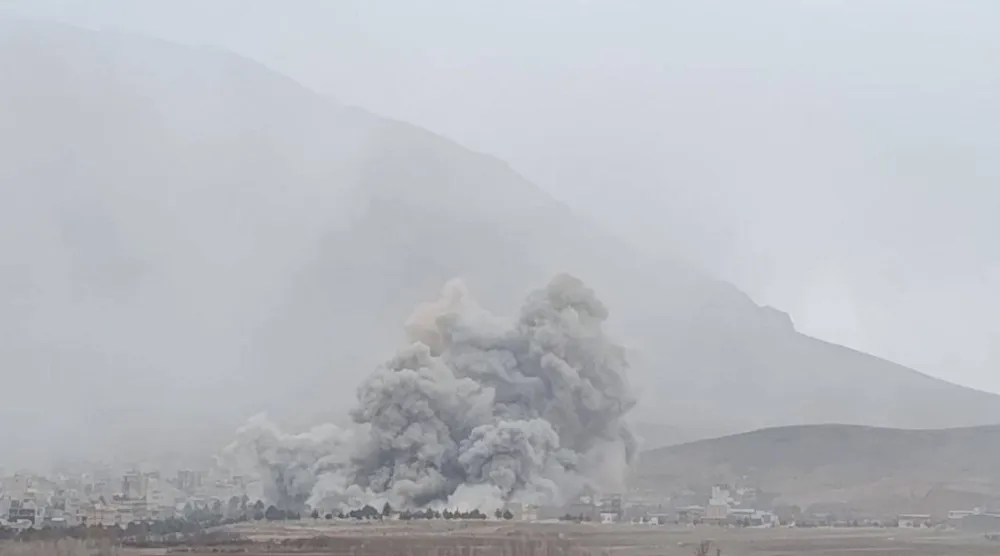 ضربة جوية على قاعدة لـ"الحرس الثوري" في كرمانشاه (شبكات التواصل)